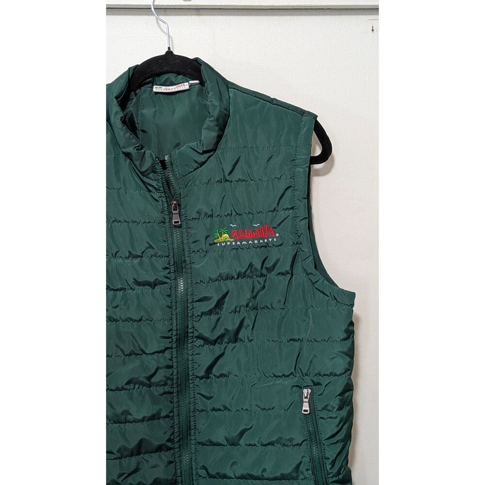 Green puffer vest - Vallarta Supermarket Special Gift  sz. M
